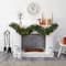 6ft. Pre-Lit White Warm LED White Mountain Pine & Pinecones Artificial Garland